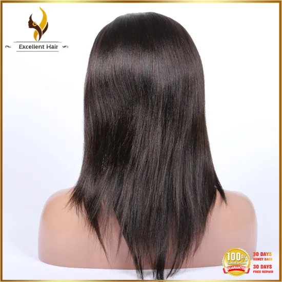 Hot sale brazilian hair mink yaki hair natural hairline full lace wig