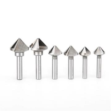 HSS 3F 90 Degree Point Angle Countersink Drill Bit - Wood Drill Bit, 10.4/12.5/16.5mm