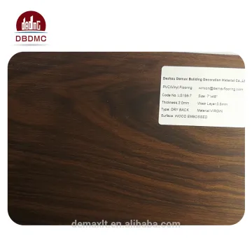 Plastic Flooring Factory direct sale vinyl pvc dryback floor sheet floor