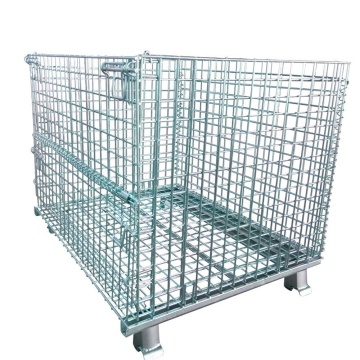 Collapsible Wire Mesh Pallet with Wheels for Sale
