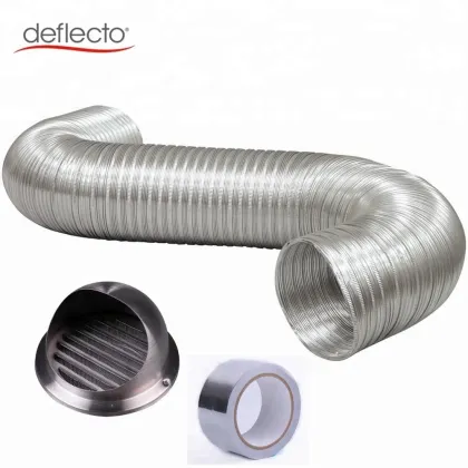 Dryer Vent Hose Aluminum Flexible Duct Ventilation Kit