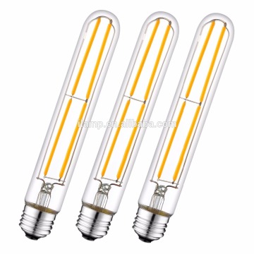 Antique style T30 tube led bulb 4W 6W dimmable filament bulb