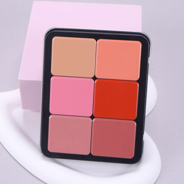 Vegan Matte Powder Contour Palet met markeerstafmake -up met een markeerboog