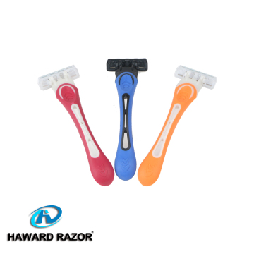 D315L stainless steel razor triple blade sharp knife to comfort shave