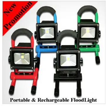 10W LED Flood Light with replaceable battery case