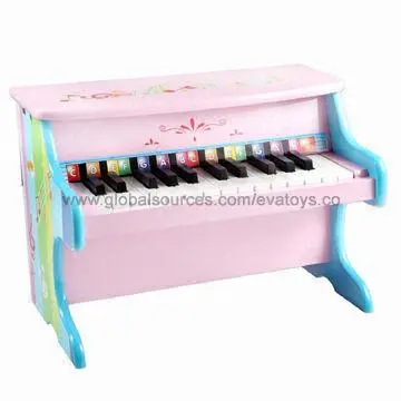 Hot and popular children's piano with stool in lowest price/wooden piano/piano, 40x25x30cm
