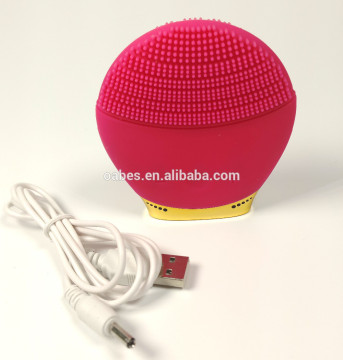 electric face brush with rechargeable for home use face wash brush