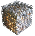 Gabion Box συγκολλημένο τετράγωνο Gabions για προστατευτική πλημμύρα