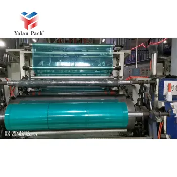 Cyan Lldpe Packaging Giant Roll Industrial Stretch Film