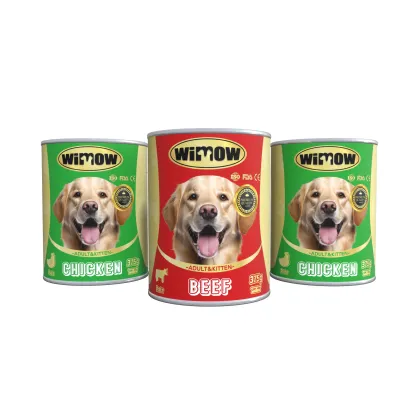 Canned Natural Chicken Meat Wet Pet Food for Cats