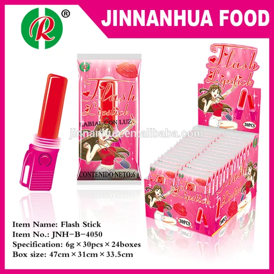 flash lip stick light candy