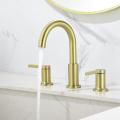 SHAMANDA Brushed Golden Rotating Bathroom Faucet
