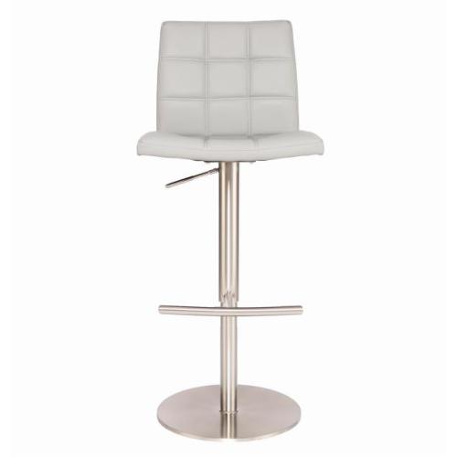 Newest High Quality Barstool Gold Breakfast Bar Stool,High Back Bar Top Chair With Pu Leather Seat Round Base