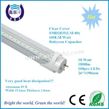 DLC cULus UL TUV Mark Certified 18w janpese led tube t8