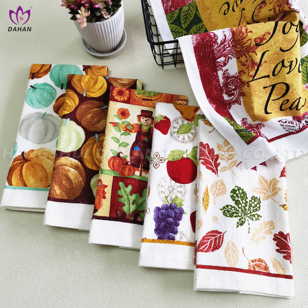 Printing Glove Potholder Cotton Towel Set 3 Pack3