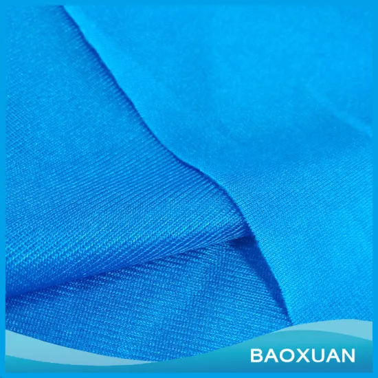100%polyester 100D bright and high tricot plain fabric
