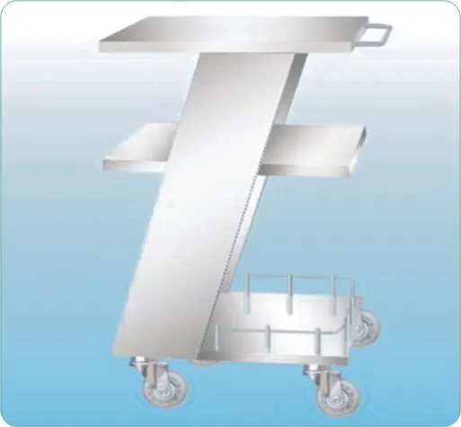 Stainless Steel Monitor Trolley-II Types
