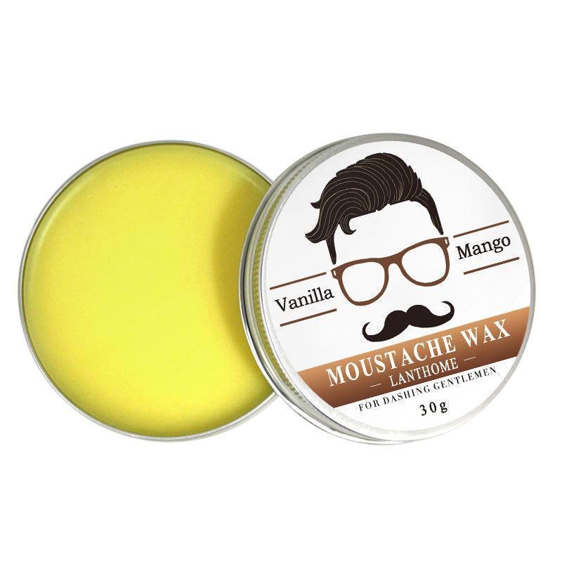 Natural Conditioning Softener Beeswax Moustache Wax Conditioner Leave in Beard Beard Aftershave Balm For Men 30g Styling B8S4