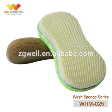 Microfiber car cleaning sponge pad