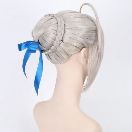 Gold and Gray Saber Cosplay Wig - Fate/stay Night