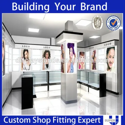 Retail shop cosmetic shop interior furniture design