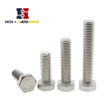 Lot De Boulons Hexagonaux En Acier Inoxydable A2 - Filetages M6 M8 M10 M12 M16 - Longueurs 12 à 100 Mm