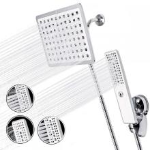 ABS wall mounted square rainfall shower head set