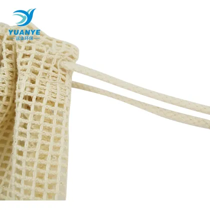 drawstring eco mesh fruit bulk food cotton bags