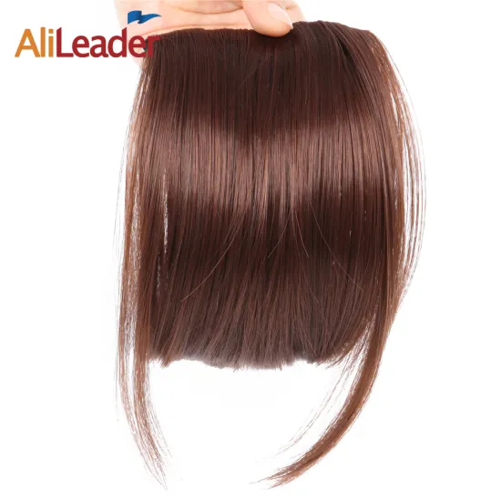 AliLeader Wholesale Synthetic Hair Bangs Clip in Fringe Hair For Female