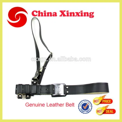 factory wholesale cowhide military uniform belt for army