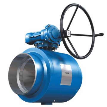 All-welded ball valve for heating