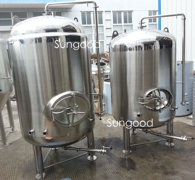 3BBL Chaqueta Tanque de brite/chaqueta tanque de cerveza brillante/tanque de servicio