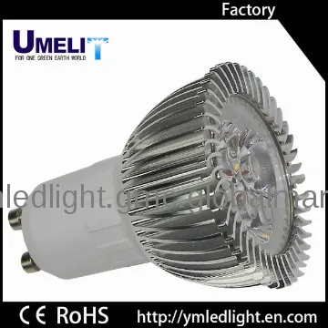 gu10 3x1w led spotlight