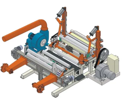 FZ-H Surface Rewind Paper Slitting Machine for Jumbo Roll Slitting