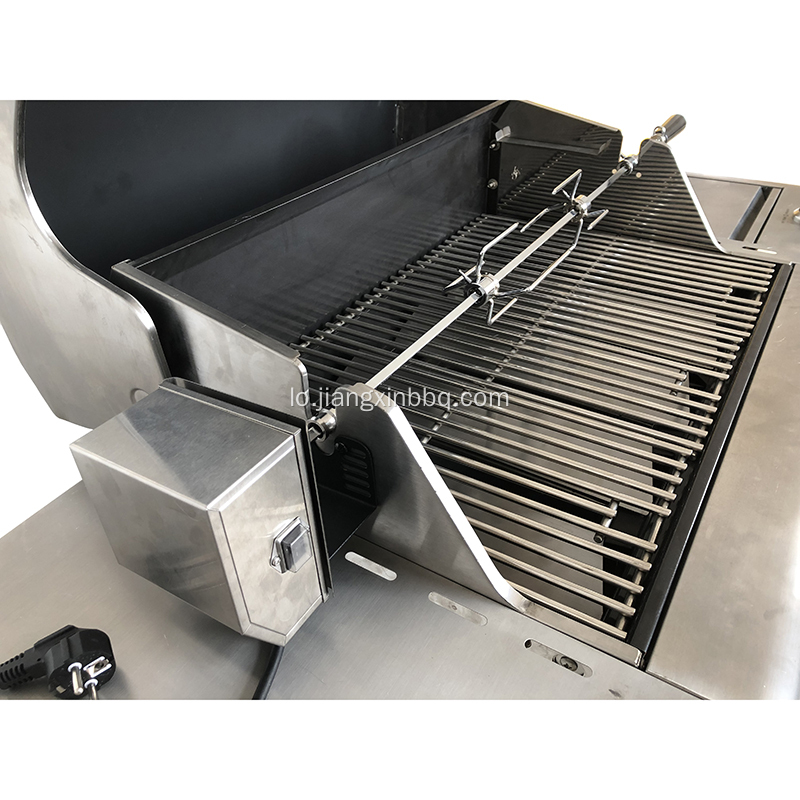 Electric Stainless Steel Deluxe BBQ Rotisserie Spit