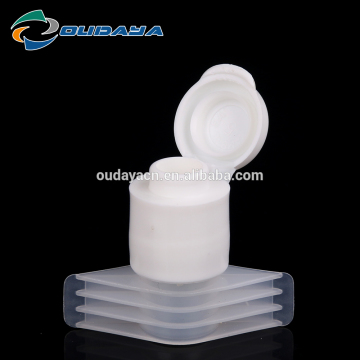 9mm plastic flip top cap bottle spout cap