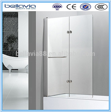 bathroom shower screen 5,6mm CLEAR ,shower enclosure with hinge .shower panel
