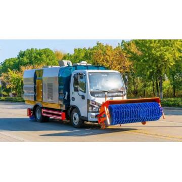 Truk luar ruangan dipasang vacuum street sweeper