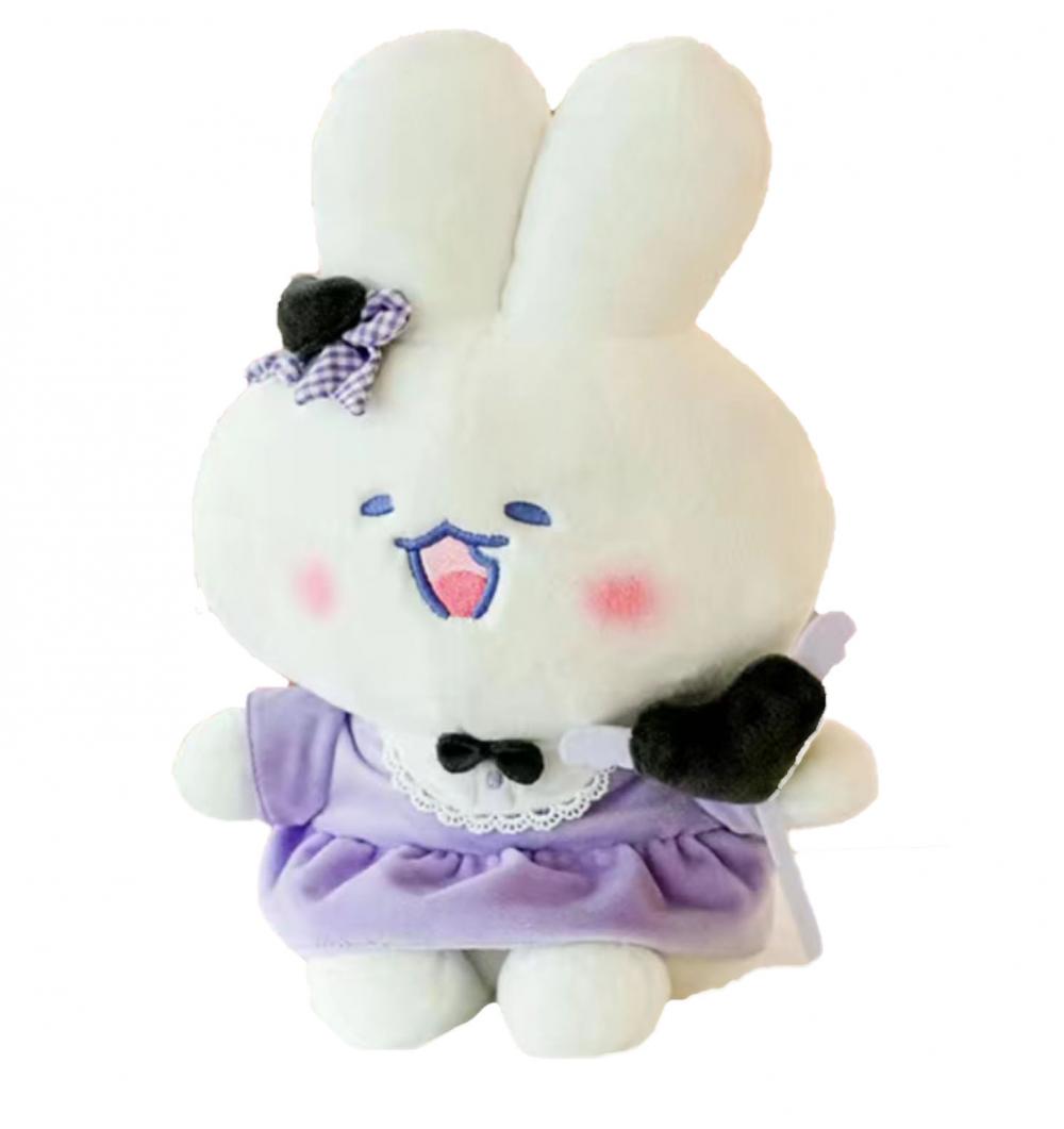 Purple Dress Press Bunny Fucked Animal Sleep Toy