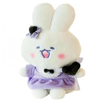 Purple Dress Press Bunny Fucked Animal Sleep Toy