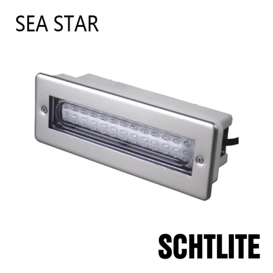 Aluminium+St.304+ PC 220-240V IP68 wall recessed led light ooutdoor