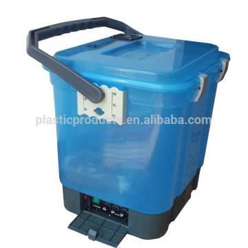 F8008-B 20 L Transparent plastic aerated live well fishing tank