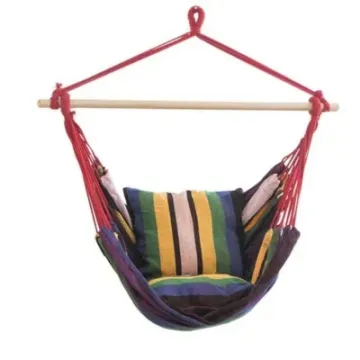 Garden Hanging Hammock Chair Cotton Swing Chair outdoor Furniture