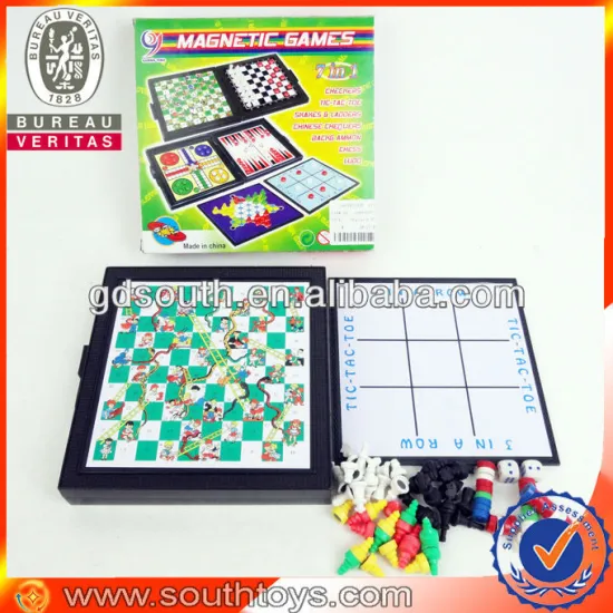 new arrival 7 in 1 magnetic folding chess set