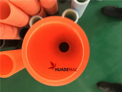 PE Double Wall Corrugated Pipe extrusion