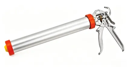 Thickened cylindrical glass glue gun