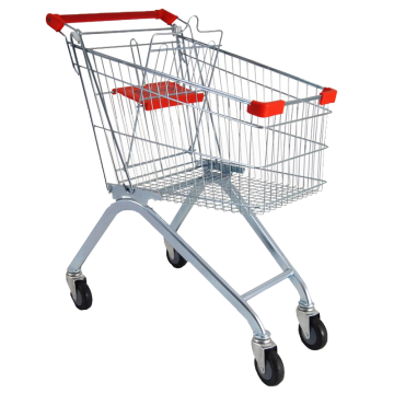 zinc-plated Metal Shopping Carts Supermarket Metal Shopping Trolleys Factory