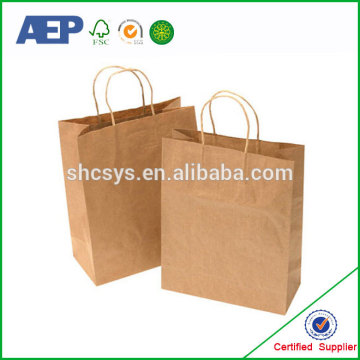 Custom Wholesale Fancy Design Kraft Paper Bag