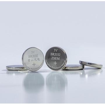 Button Lithium-fluorocarbon Battery Li-CFxn models of BR1225