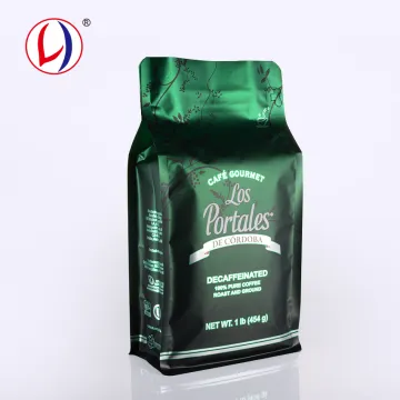Flat Bottom Zipper Vacuum Coffee Pouch
